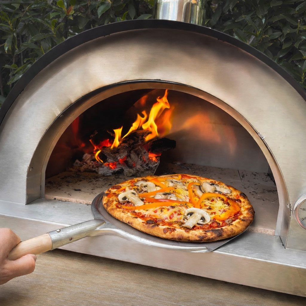 pizza oven huren afgebakken pizza
